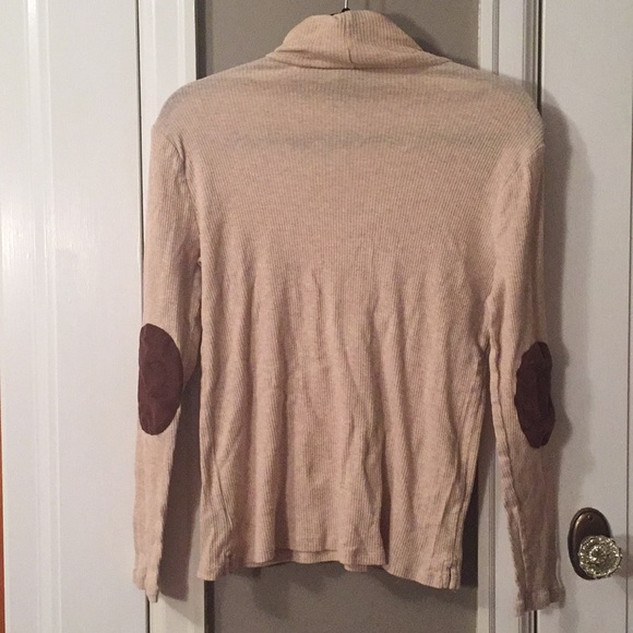 Ralph Lauren cream color ribbed turtleneck - Picture 4 of 4